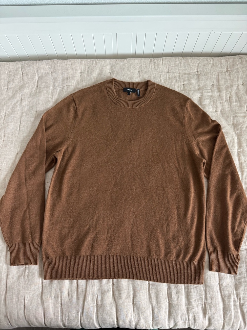 Theory Men’s Cashmere Crewneck Sweater Size Large